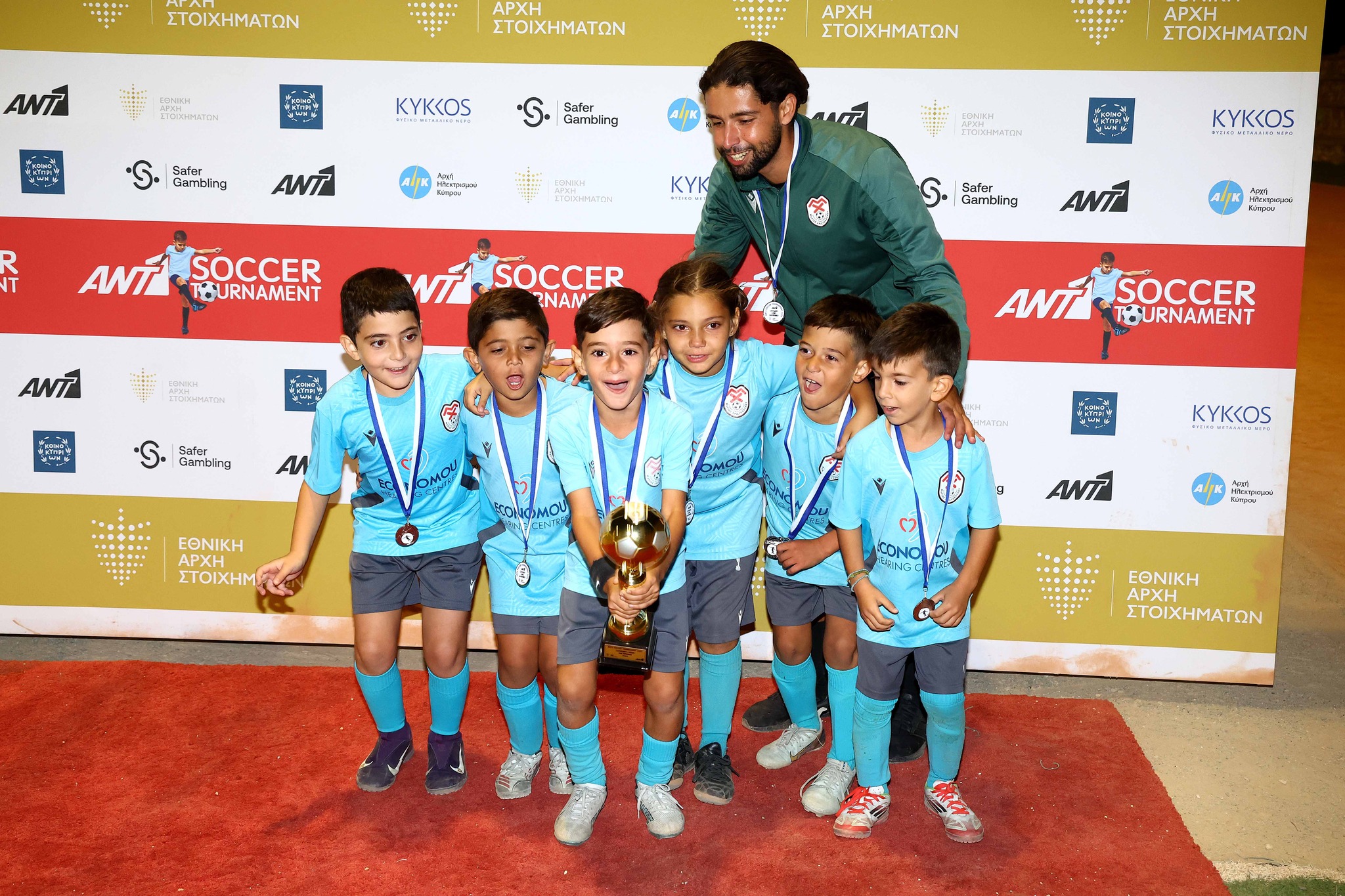 Εξαιρετική παρουσία της ομάδας 2018 Lions της Σχολής Ποδοσφαίρου Μάριος Χριστοδούλου στο 8ο ΑΝΤ1 Soccer Tournament!